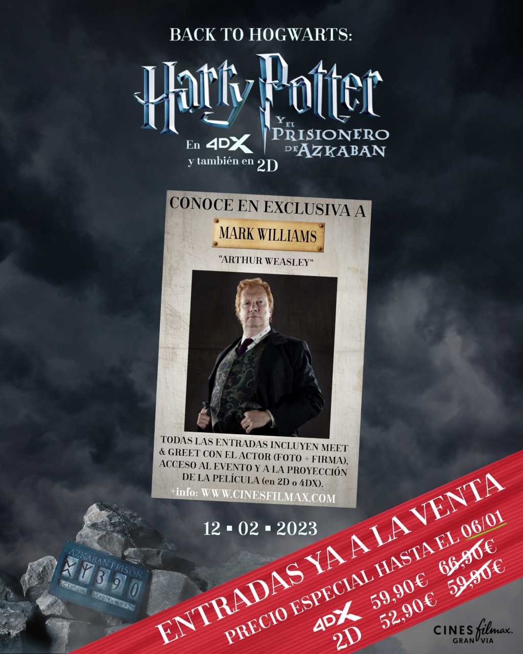 ⚡ Evento Harry Potter Back To Hogwarts 3 en Cines Filmax Barcelona I